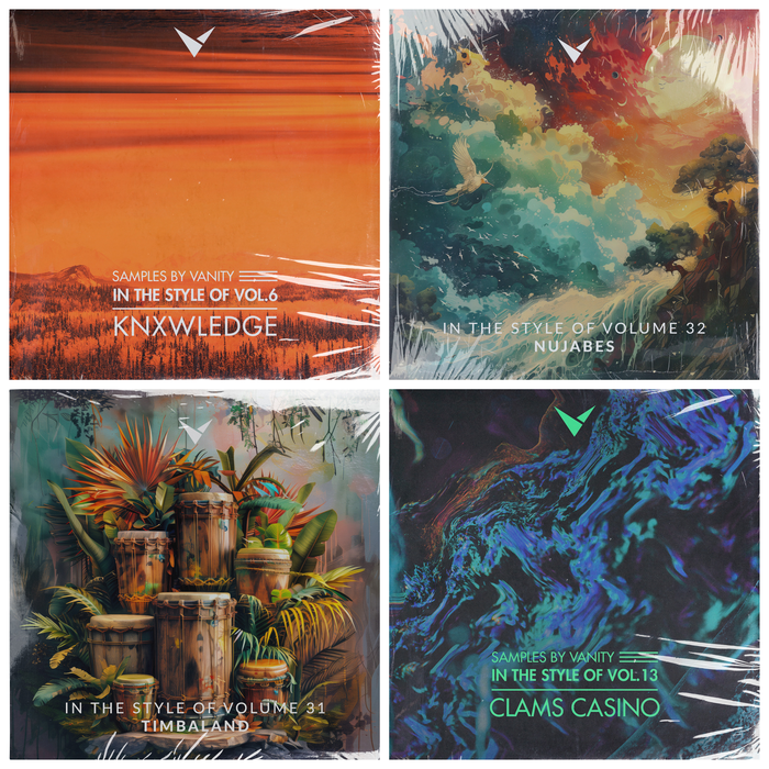 Dust & Drums Bundle: Knxwledge, Nujabes, Timbaland, Clams Casino Sample Pack Collection